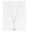 GEORG JENSEN SAVANNAH STERLING SILVER AND BLUE TOPAZ NECKLACE