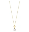 GEORG JENSEN Magic pendant 18ct yellow-gold, pearl and diamond pendant necklace