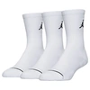 Nike Jordan Jumpman Basketball Crew Socks 3 Pack In White