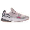 Adidas Originals Women's Falcon Metallic Lace-up Low Top Sneakers In Pink / Purple