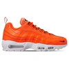 NIKE MEN'S AIR MAX 95 PREMIUM CASUAL SHOES, ORANGE,2406963