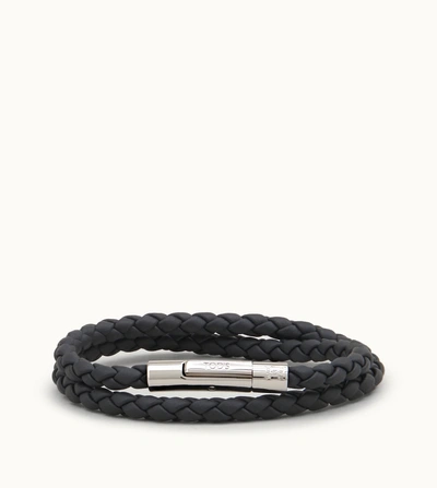 Tod's Mycolors Bracelet In Leather In Black