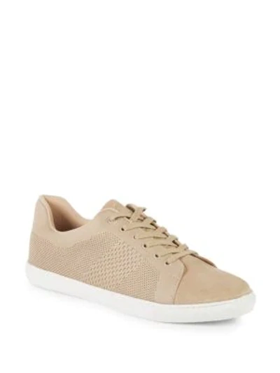J/slides Low-top Lace-up Sneakers In Sand