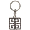 GIVENCHY GIVENCHY SILVER 4G ENGRAVED KEYCHAIN