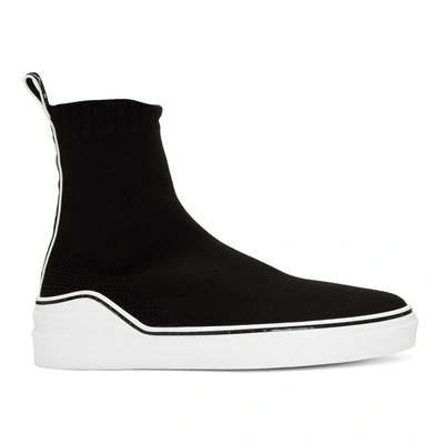 Givenchy Slip-on Logo Sneaker Boots In Black