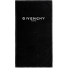 GIVENCHY GIVENCHY BLACK EMBROIDERED LOGO TOWEL