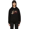 GIVENCHY GIVENCHY BLACK EMBROIDERED LION HOODIE