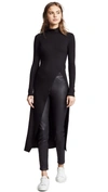 THE RANGE ALLOY RIB HIGH SLIT TUNIC