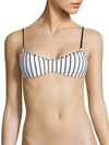 SAME SWIM The Siren Striped Bikini Top,0400099846081