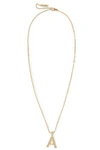 ELLERY ELLERY WOMAN ALPHABET GOLD-PLATED NECKLACE GOLD,3074457345619610316