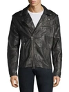 JOHN VARVATOS Patchwork Leather Jacket
