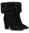GIANVITO ROSSI JOANNE SUEDE ANKLE BOOTS,P00365538