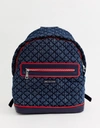 LOVE MOSCHINO QUILTED BACKPACK - NAVY,JC4222PP03KB170A