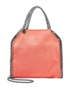 STELLA MCCARTNEY STELLA MCCARTNEY WOMAN HANDBAG CORAL SIZE - TEXTILE FIBERS