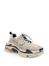 Balenciaga Triple S Sneakers In Ivory Black