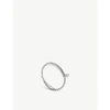 ANNOUSHKA FINE LINE 18CT WHITE-GOLD AND DIAMOND RING