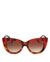 VALENTINO WOMEN'S OVERSIZED CAT EYE SUNGLASSES, 51MM,VA402551-Y