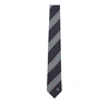 BURBERRY MODERN CUT STRIPED SILK JACQUARD TIE