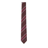 BURBERRY Slim cut striped silk jacquard tie