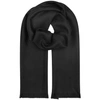 Gucci Gg Jacquard Wool Scarf In Black