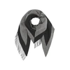 BURBERRY BANDANA IN CREST DETAIL WOOL CASHMERE