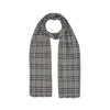 BURBERRY METALLIC VINTAGE CHECK WOOL SILK BLEND SCARF,2956911