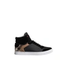 BURBERRY LEATHER AND HOUSE CHECK HIGH-TOP trainers,2951885