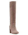 VINCE CAMUTO WOMEN'S SESSILY ROUND TOE SLOUCHY HIGH-HEEL BOOTS - 100% EXCLUSIVE,VC-SESSILY