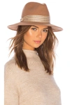 ALE BY ALESSANDRA ALE BY ALESSANDRA L'AMOUR HAT IN BROWN.,ALEA-WA29