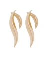 DAOU GOLD FEATHER EARRINGS,5057865242927