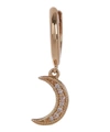 ANDREA FOHRMAN GOLD CRESCENT MOON HOOP EARRING,5057865312699