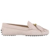 TOD'S SUEDE GOMMINO LOAFERS WITH FEATHERS,10772811