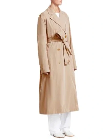 The Row Norza Trench Coat In Warm Grey