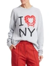 ROSIE ASSOULIN Flock I Love NY Oversized Sweatshirt