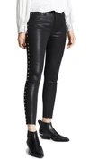 7 FOR ALL MANKIND Studded Ankle Skinny Jeans