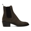 GIVENCHY GIVENCHY GREY SUEDE CHELSEA BOOTS