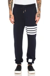 Thom Browne Pantalone Jogging Con Stampa 4bar Stripe