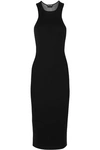 TOM FORD TOM FORD WOMAN CASHMERE AND SILK-BLEND DRESS BLACK,3074457345619748556