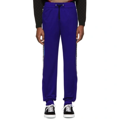 Givenchy Mid-rise Logo-jacquard Track Pants In 422 Black