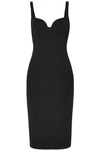 MICHAEL KORS MICHAEL KORS COLLECTION WOMAN WOOL-BLEND CREPE DRESS BLACK,3074457345619741955