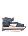 Hogan Sandals In Blue