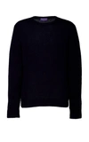 Ralph Lauren Merino Crewneck Sweater In Navy