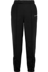 ALEXANDER WANG T FRENCH COTTON-BLEND TERRY TRACK PANTS