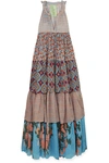 YVONNE S HIPPY TIERED PRINTED COTTON-VOILE MAXI DRESS