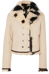 CHLOÉ REVERSIBLE DOUBLE-BREASTED SHEARLING JACKET