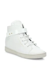 GIUSEPPE ZANOTTI Birel Leather High-Top Sneakers,0400099802169