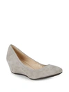 COLE HAAN Wedge Heel Suede Pumps,0400099886774