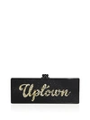 EDIE PARKER FLAVIA UPTOWN/DOWNTOWN ACRYLIC CLUTCH,0400010154752