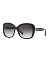 COACH GRADIENT SQUARE SUNGLASSES W/ LOGO TEMPLES,PROD215880109