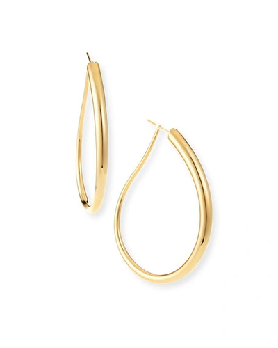 Alberto Milani Millennia 18k Gold Electroform Fancy Oblong Earrings